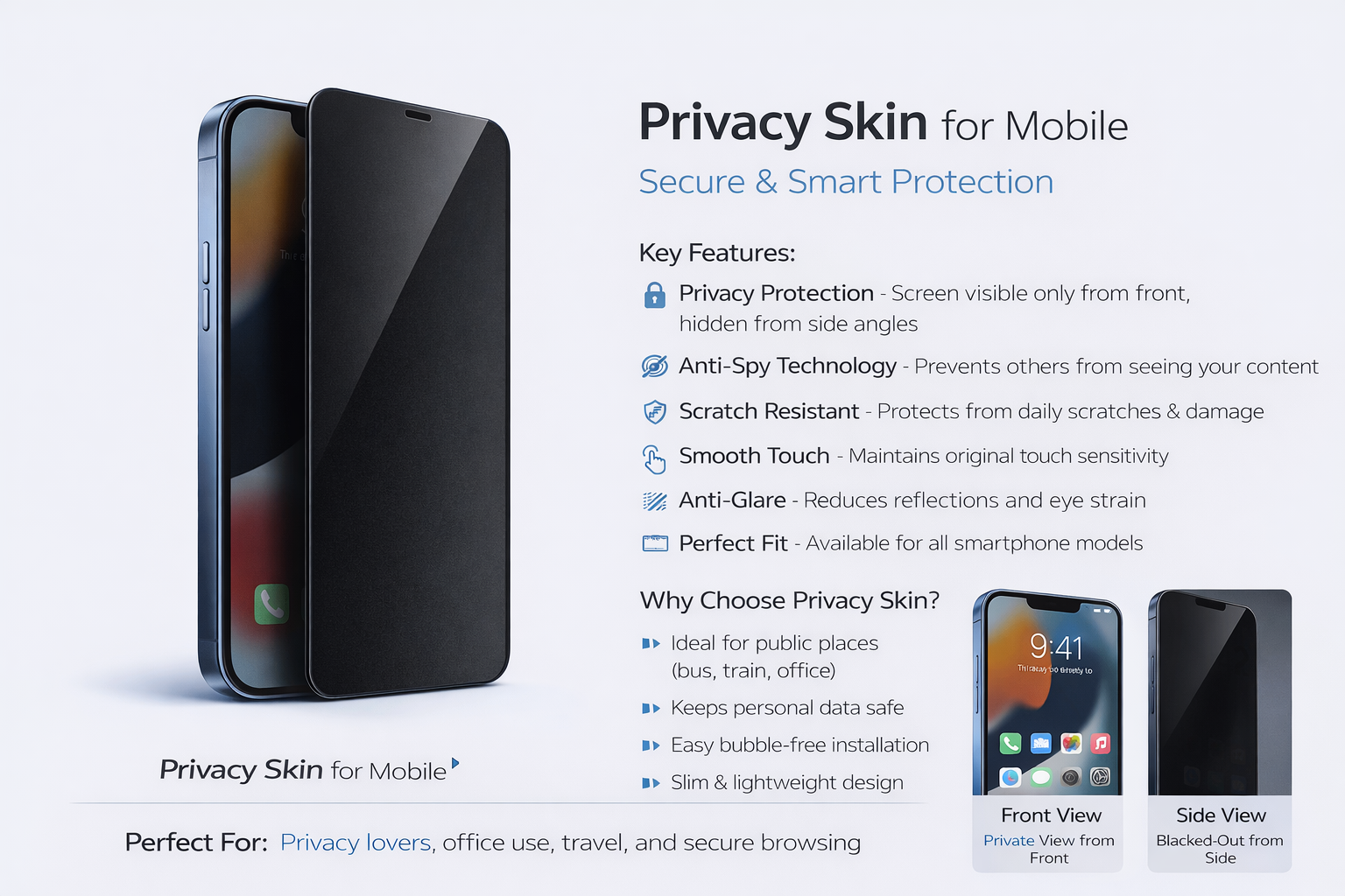 Privacy Skin for Mobile – Secure & Smart Protection
